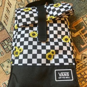 Vans sunflower checkered lunchbox!